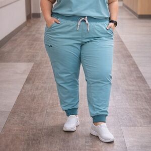 Figs Women's Teal Zamora Jogger Pants 4XLP